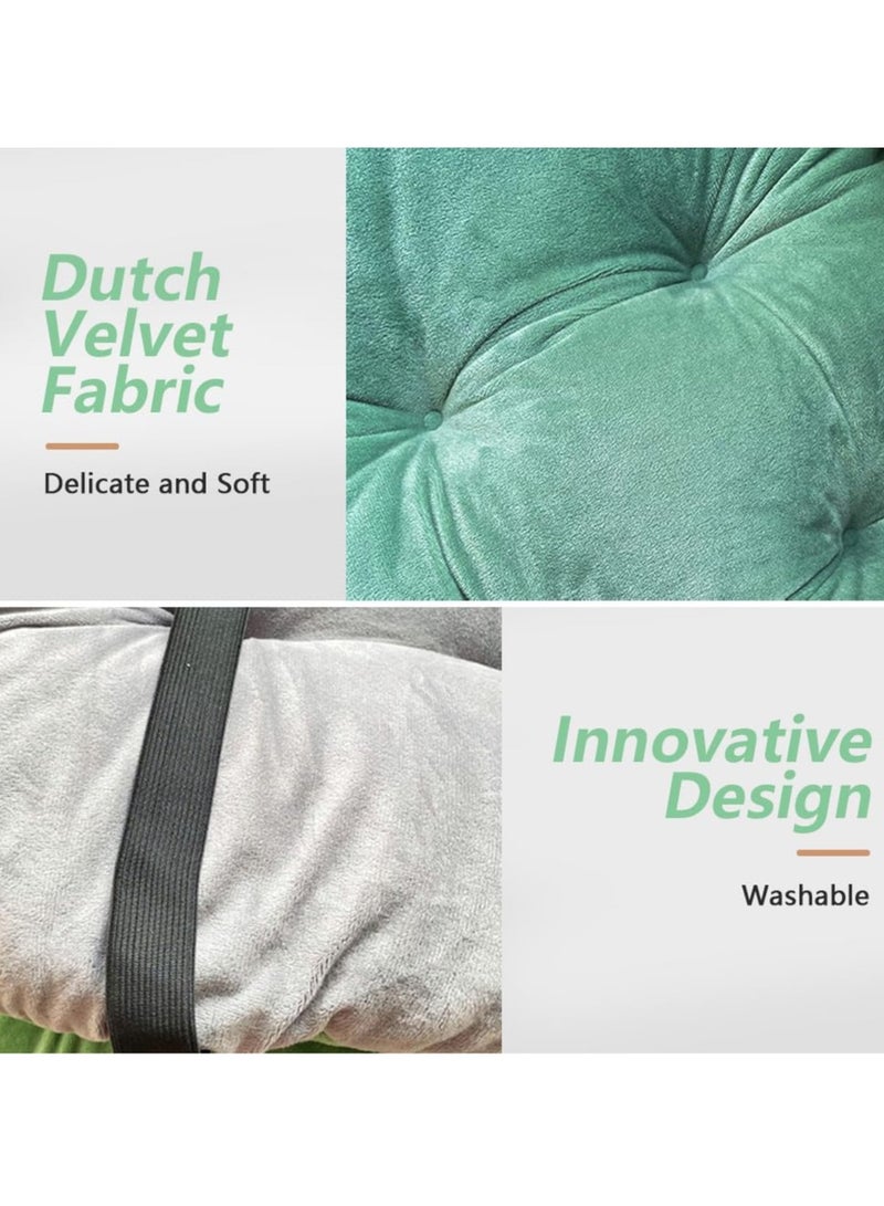 هاي هونور 1 قطعة وسادة مقعد بوليستر بنمط غير رسمي من البوليستر، وسادة كرسي مكتب مدمجة بلون موحد، وسادة كرسي طعام، وسادة بسيطة ومريحة للاستخدام المنزلي والمكتبي (وردي) - Image 5