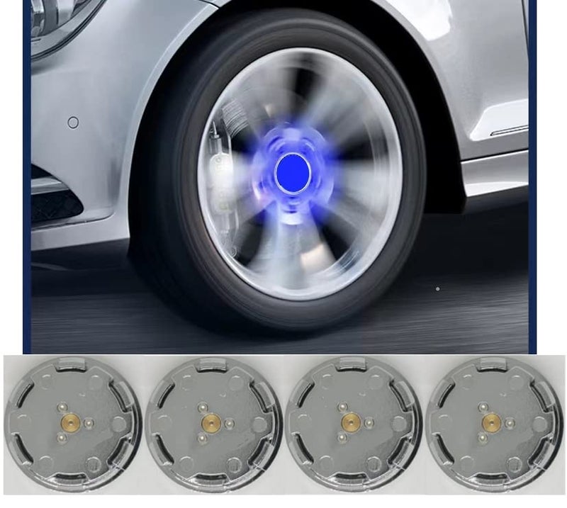 NeekTail Floating Auto Light Wheel Caps Compatible with BMW Vehicles Retrofit Wheel caps to fit OEM Wheels4pcs M 68mm - Image 1