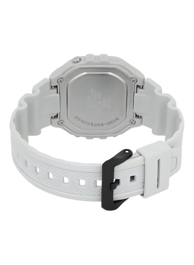 Casio W-218H-8BVDF| White | 7-Year Battery | LED Illuminator | 1/100 Second Stopwatch | Daily Alarm | Digital Watch, White - Image 2