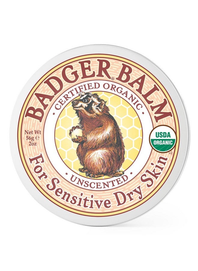 بادجير بادجر - بلسم للبشرة الجافة بدون رائحة، بلسم للبشرة الحساسة، بلسم مرطب للبشرة الجافة والمتشققة، بلسم بدون رائحة، بلسم مرطب للبشرة، 2 أونصة - Image 1
