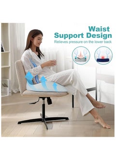 Anmi 2025 Upgraded Car Seat Cushion Pad, Truck Seat Cushion for Office Chair, Car Chair  - Image 5