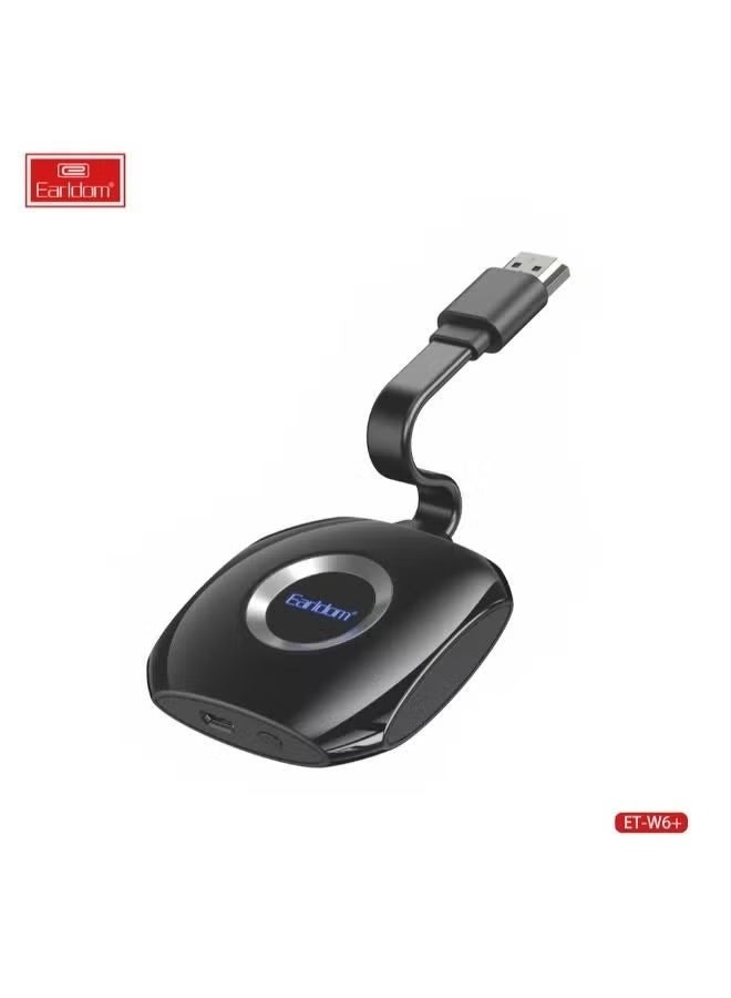 Earldom WiFi Wireless Display Dongle TV Stick – 1080P Full HD Media Video Streamer, TV Screen Mirroring, HDMI Plug-and-Play for HDTV, Home Theater, Movies, and Video Streaming - Image 1