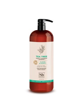 Soapbox Soapbox Tea Tree Shampoo, Sulfate Free, Paraben Free, Silicone Free, Color Safe, and Vegan Hair Shampoo (33.8 Ounces)  - Image 1