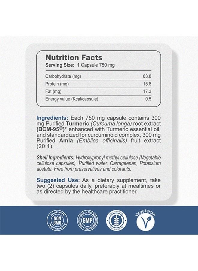 Gardeno - Dia Blend Standardized Herbal Formula to Maintain Healthy Blood Sugar Levels | Blood Sugar Control | Lowers Bad cholesterol Diabetes Care Dietary Supplements 100% Natural & Organic Detox - 60 Capsules - Image 1