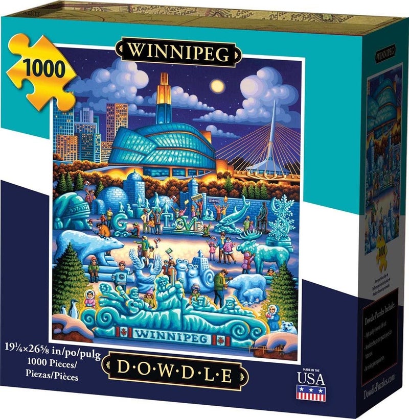 Dowdle Jigsaw Puzzle Winnipeg 1000 Piece - Image 2