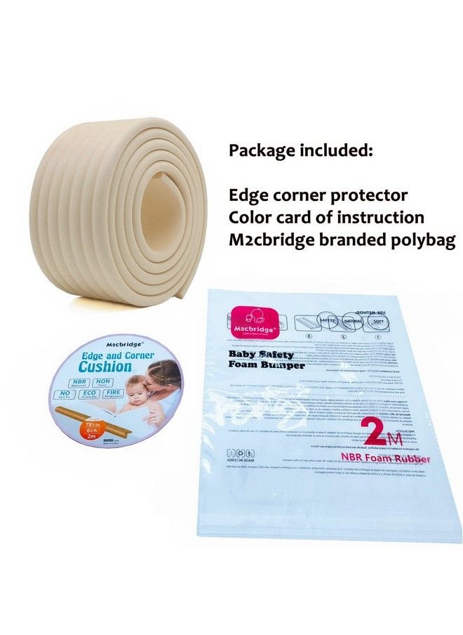 Multifunctional Edge And Corner Guard Coverage Baby Safety Bumper Diy 6.5 Ft (Rice White (6.5Ft X 2)) - pzsku/ZD79051C822E9DB32F21DZ/45/_/1692166962/05f54583-d8c8-46ed-bec9-d95f6e81bfee