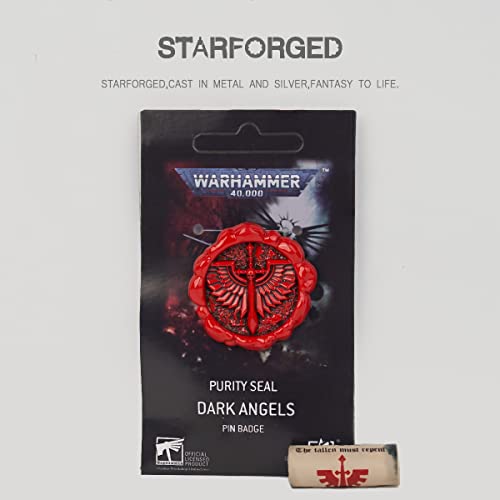 Starforged 40K Dark Angels Purity Seals Lion El'Jonson Legion Commemorative Pin Badge 1 PC - Image 5