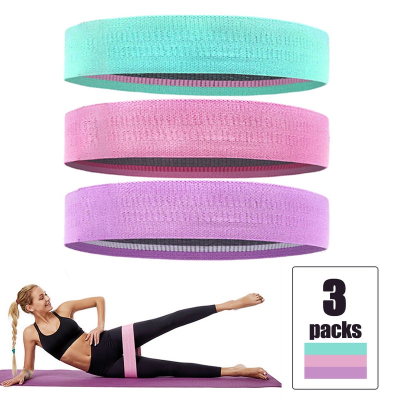 LIXADA 3-Piece 60-150LB Resistance Pull Rope Cotton Elastic Band Set - Image 1