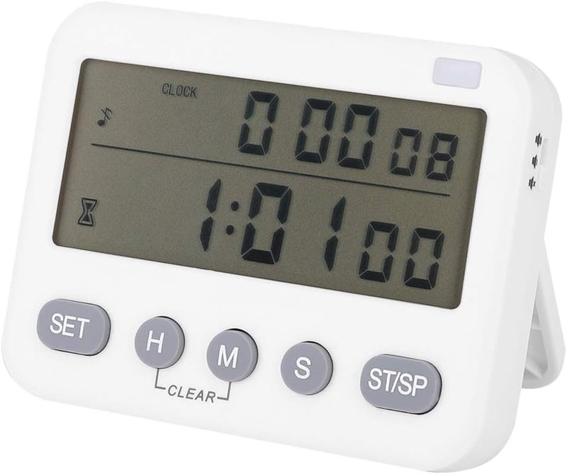 cheekyglo Silent Cooking Timer, Vibrating Alarm Clock Home Kitchen Reminder Clock - Image 1