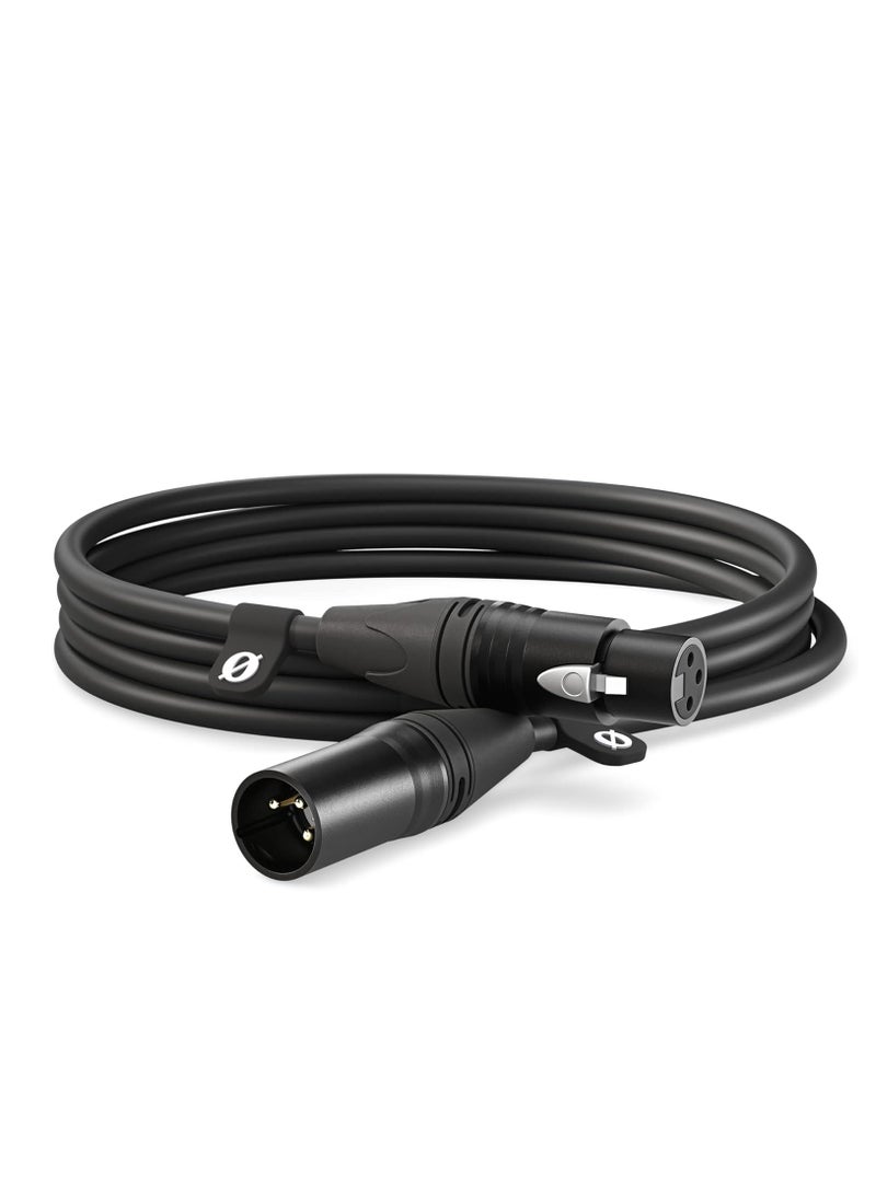 رود كابل RODE XLR-3 بريميوم XLR (3م، أسود) - Image 1