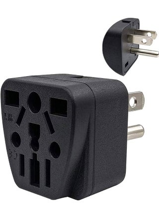 Travel Plug Adapter EU/UK/AU/in/CN/JP/Asia/Italy/Brazil to USA Type B 3 Prong Grounded USA Wall Plug International Mini Travel Adapter and Converter Wall Outlet Power Charger Converter Black - pzsku/ZD7909FA7CAA8569D3D2AZ/45/_/1720438115/15c7136c-470d-4903-a9a2-414e432612b4