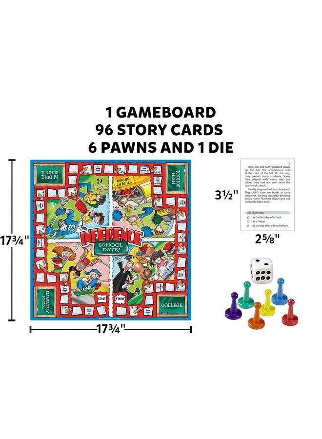 Edupress Inference School Days Game, Blue Level (EP60801) - Image 3