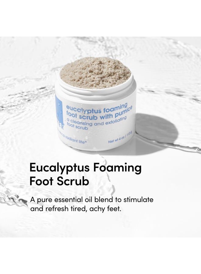 LATHER مقشر القدمين بحجر الخفاف - مقشر رغوي لطيف لتقشير البشرة - إصلاح الكعب المتشقق لقدمين ناعمتين وملساء - منتجع أقدام بيديكور | 4 أونصات - Image 2