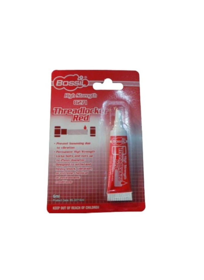 Bossil - Threadlocker High Strength Red 6ml VT-8271 Bossil - Image 1
