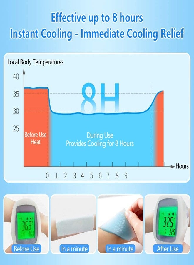 Peeruka Kids Cooling Patches for Fever Discomfort & Pain Relief | Cooling Relief Fever Reducer | Soothe Headache & Pain | (Pack Of 10) - Image 4