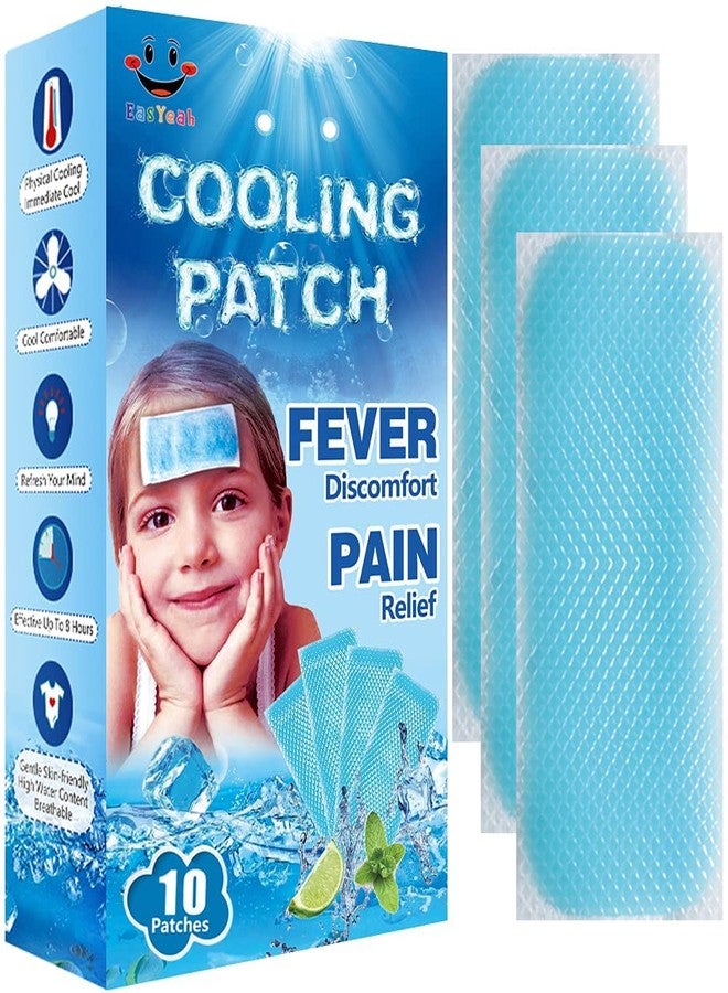 Peeruka Kids Cooling Patches for Fever Discomfort & Pain Relief | Cooling Relief Fever Reducer | Soothe Headache & Pain | (Pack Of 10) - Image 1