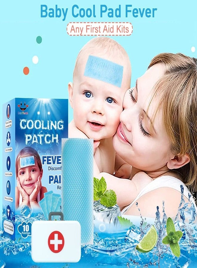 Peeruka Kids Cooling Patches for Fever Discomfort & Pain Relief | Cooling Relief Fever Reducer | Soothe Headache & Pain | (Pack Of 10) - Image 3