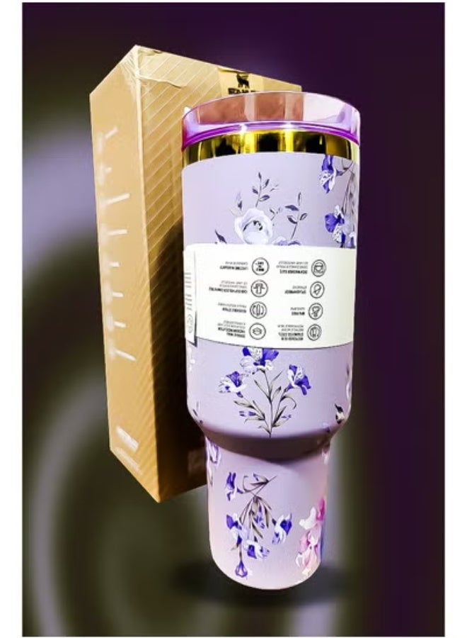 Stanley 40oz Tumbler – Stainless Steel Travel Mug with Reusable Straw – BPA Free, Eco Friendly & Dishwasher Safe – Leakproof FlowState Lid & Double Wall Insulation – Keeps Drinks Hot 16H & Cold 24H – Slim Base Fits Most Car Cup Holders – Rugged Ergonomic Handle for Travel, Office, and Outdoor Adventures - Image 4