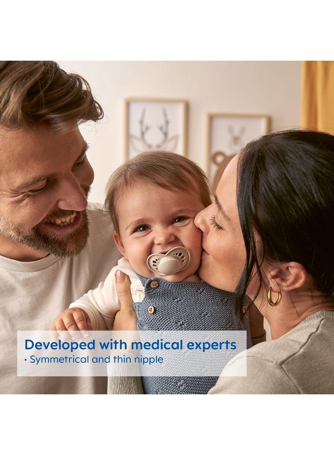 مام لهايات مام الأصلية الليلية، لهاية بينكي للأطفال من عمر 6 إلى 16 شهرًا، مصنوعة من السيليكون الخالي من مادة BPA، تتوهج في الظلام، مثالية للأطفال حديثي الولادة، تم تطويرها بالتعاون مع خبراء طبيين، عدد 2 لهاية، مع حقيبة معقم. - Image 2