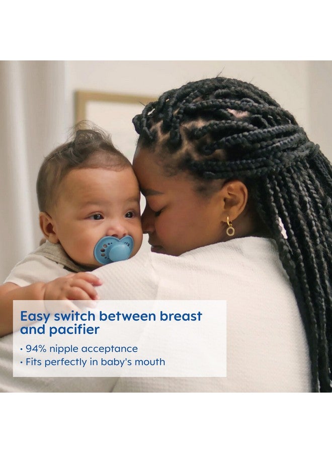 مام لهايات مام الأصلية الليلية، لهاية بينكي للأطفال من عمر 6 إلى 16 شهرًا، مصنوعة من السيليكون الخالي من مادة BPA، تتوهج في الظلام، مثالية للأطفال حديثي الولادة، تم تطويرها بالتعاون مع خبراء طبيين، عدد 2 لهاية، مع حقيبة معقم. - Image 3