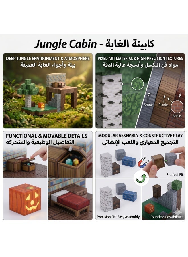 AirYoung  Game Magnetic Building Blocks , Children's Educational Game Accessories, Miniature World Building Toys Cube Construction 25MM Super Large Size, Puzzle Building Block Family Parent-child Game - Image 4