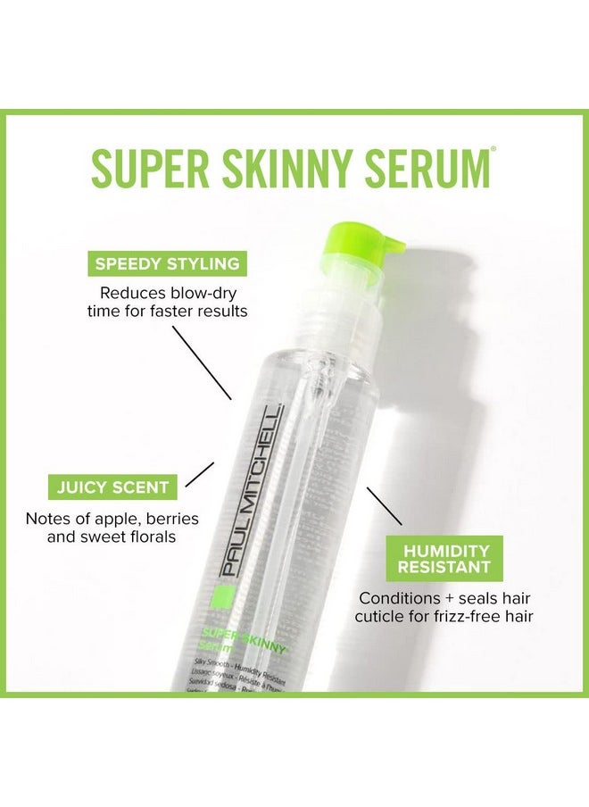 Paul Mitchell Super Skinny Serum, Speeds Up Drying Time, Humidity Resistant, For Frizzy Hair, 5.1 Fl Oz  - Image 2