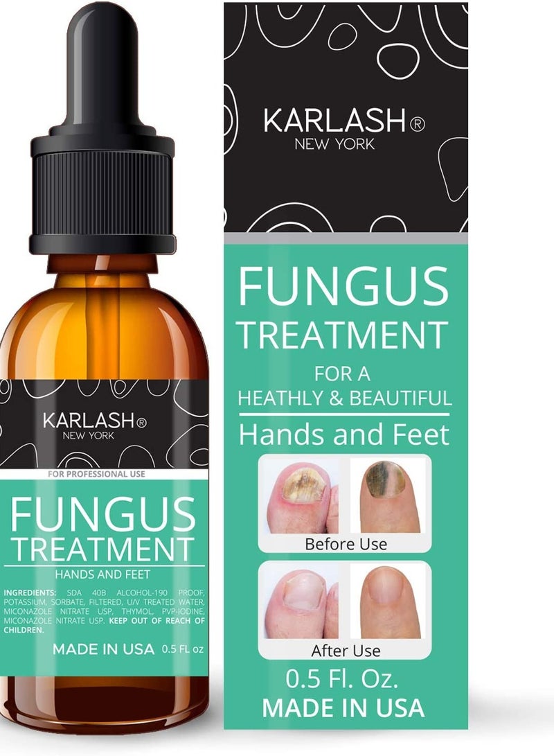Karlash Fungus Solution for Hands &  Feet, 0.5 fl.oz - Image 1