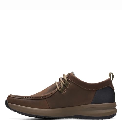 Clarks Brown's Wellman Moc Oxford, Dark Brown Leather, 12 Medium US - Image 5