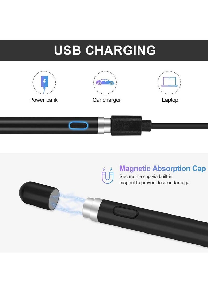 GENNEXT Active Stylus Pens for Touch Screens Rechargeable Digital Stylish Pen Pencil Universal for iPhone/iPad Pro/Mini/Air/Android and Most Capacitive Touch Screens  - Image 3