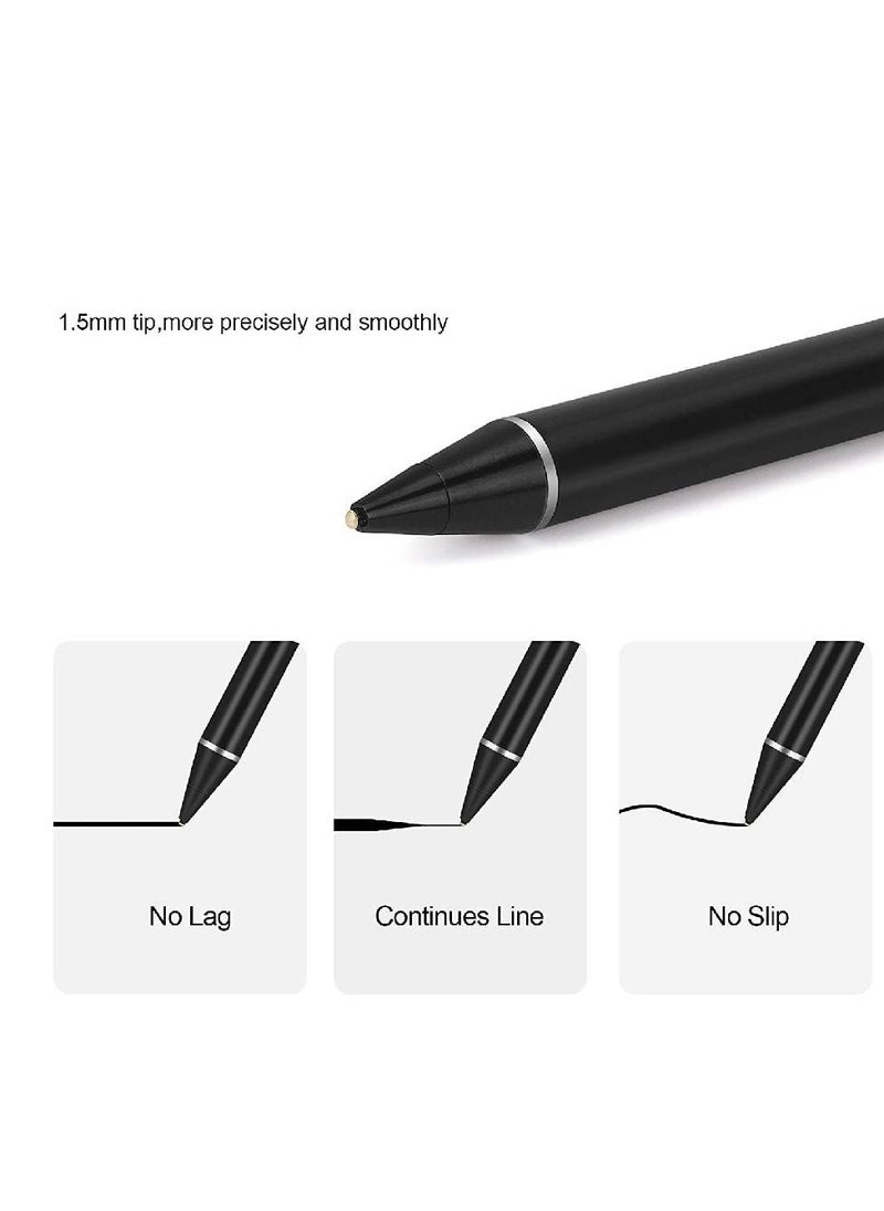 GENNEXT Active Stylus Pens for Touch Screens Rechargeable Digital Stylish Pen Pencil Universal for iPhone/iPad Pro/Mini/Air/Android and Most Capacitive Touch Screens  - Image 2
