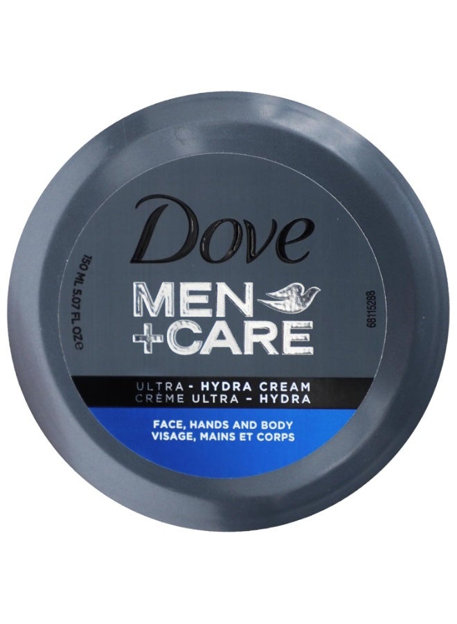 Dove Dove Men+Care Ultra Hydra Cream, Face, Hands and Body care, All Skin Types, 5.07 Oz - Image 1