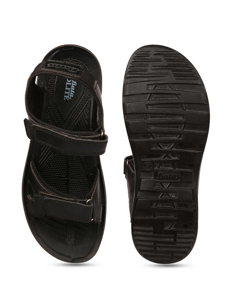 Bata باتا رجالي صندل رياضي - أسود (10Uk) - Image 4