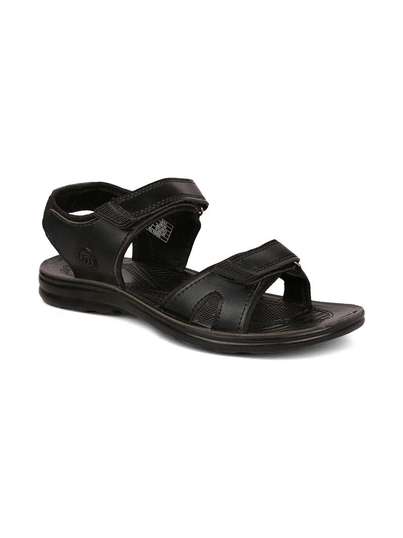 Bata باتا رجالي صندل رياضي - أسود (10Uk) - Image 1
