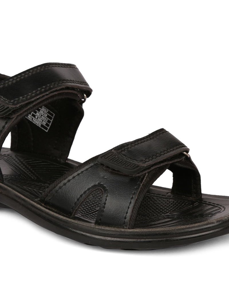 Bata باتا رجالي صندل رياضي - أسود (10Uk) - Image 5