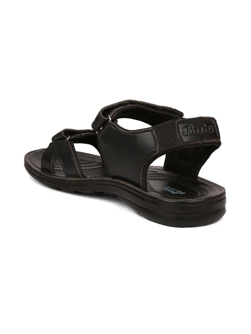 Bata باتا رجالي صندل رياضي - أسود (10Uk) - Image 2