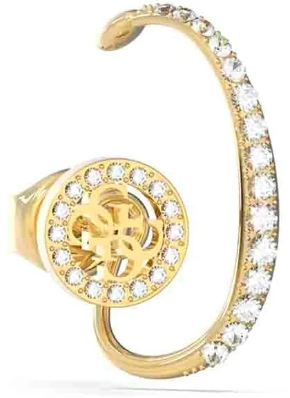 جس LADY'S 20MM 4G PIERCED MONO EARCUFF EARRING GOLD