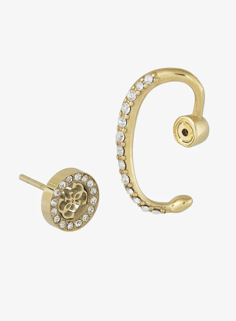 GUESS LADY'S 20MM 4G PIERCED MONO EARCUFF EARRING GOLD