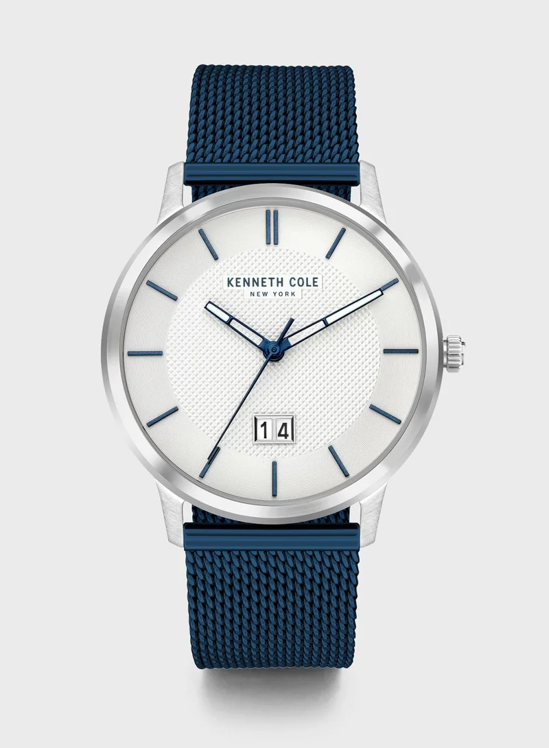 Kenneth Cole Mesh Strap Analog Watch