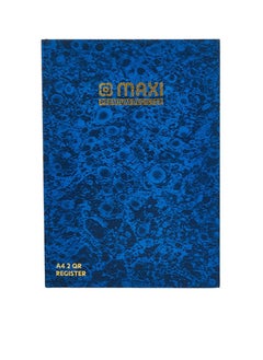 Maxi MAXI REGISTER BOOK A4 2QR 60GSM 96 SHEETS, MX-A42QR  - Image 1