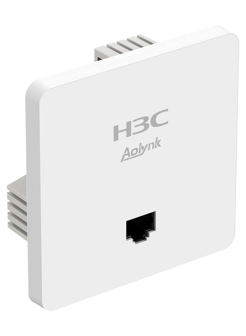 H3C Aolynk UAP512G-AC13 Wall-Plate Wireless Access Point | AC1300 Wi-Fi 5 Ultra-Thin In-Wall AP with PoE & Cloud Management - Image 1