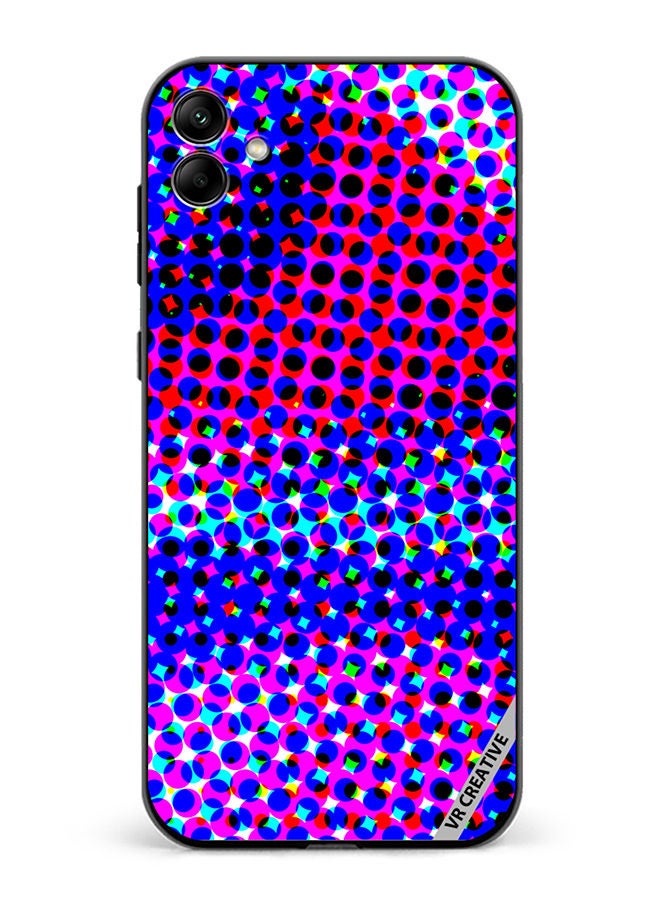 VR CREATIVE Protective Case Cover For Samsung Galaxy A04 Fun Beautiful Retro Pop Art Design Multicolour - Image 1