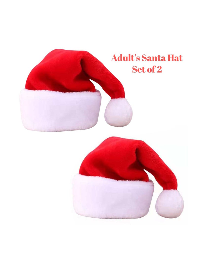 Highland - 2-Piece Santa Hat for Men Women - Image 1
