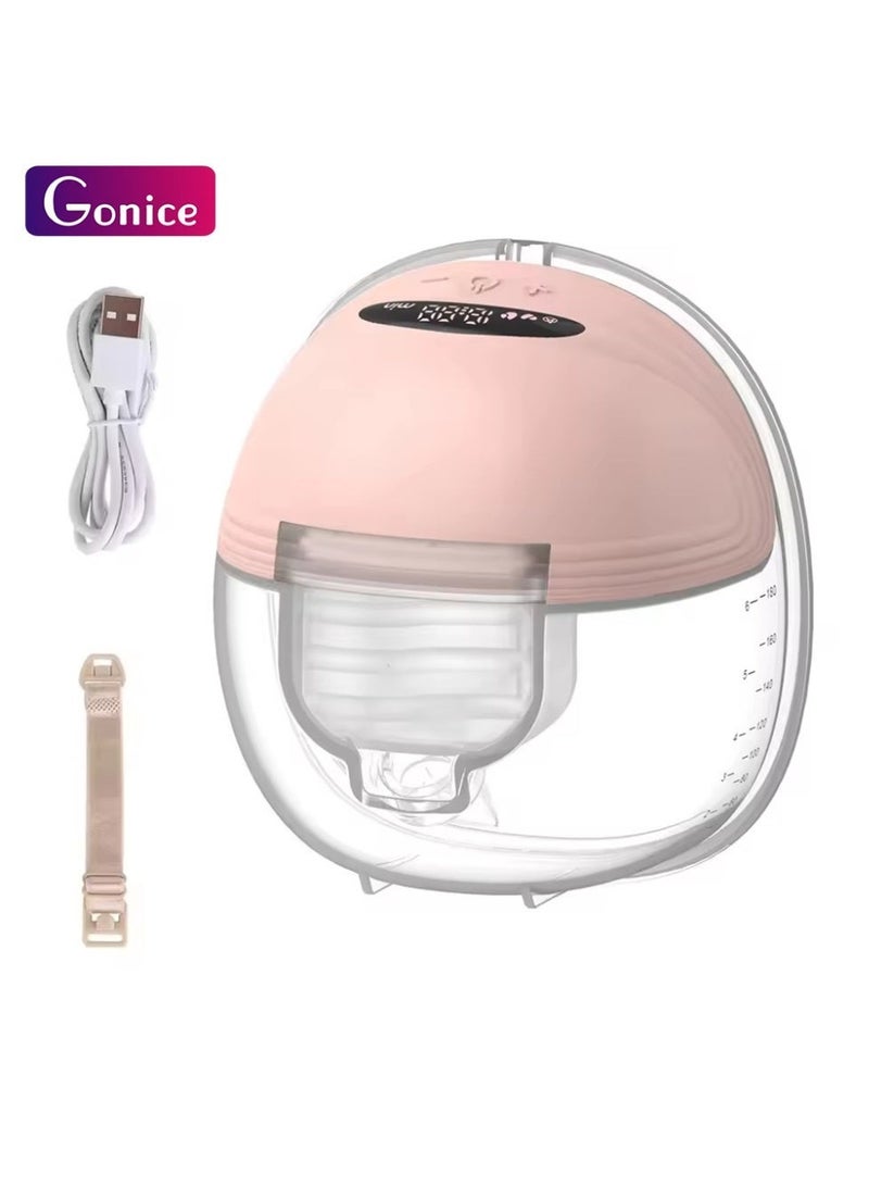 جونيس مضخة صدر قابلة للارتداء – مضخة كهربائية عملية بدون استخدام اليدين، بتصميم مضاد للتسرب، 3 أوضاع (تحفيز، استخراج، تلقائي) و12 مستوى شفط، محمولة وهادئة - Image 1