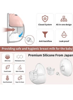 Portable Hands-Free Wearable Electric Breast Pump, Painless Breastfeeding With 3 Mode And 12 Levels And Leak-Proof - pzsku/ZD791D44DA8188C231637Z/45/_/1727333370/931bbbe0-daf6-43ab-8c21-a12f60569dab