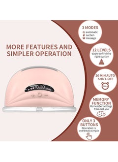 Gonice Portable Hands-Free Wearable Electric Breast Pump, Painless Breastfeeding With 3 Mode And 12 Levels And Leak-Proof  - Image 4
