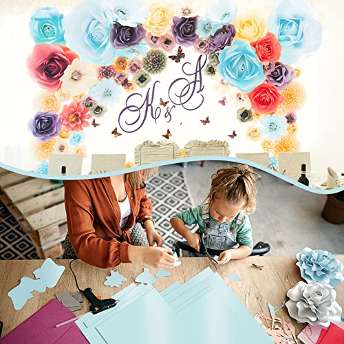 Goefun 100 Sheets Blue Shimmer Cardstock 8.5 x 11 Metallic Paper, Goefun 80lb Card Stock Printer Paper for Invitations, Weddings, Parties, Showers - Image 5
