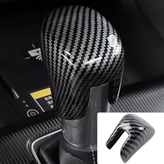 ريحني غطاء مقبض ناقل الحركة لهوندا سيفيك 2024 2023 2022 لهوندا CRV HRV 2023 2024 لهوندا أكورد 20182024 ملحقات داخلية واقي ABS بطباعة ألياف الكربون - Image 1