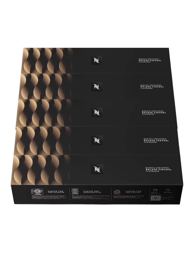 نسبرسو كاراميل كبسولات قهوة قولدن كاراميل