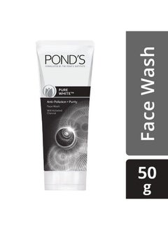 Pond's Pure Detox Antipollution Purity Face Wash With Activated Charcoal 50 G  - Image 2