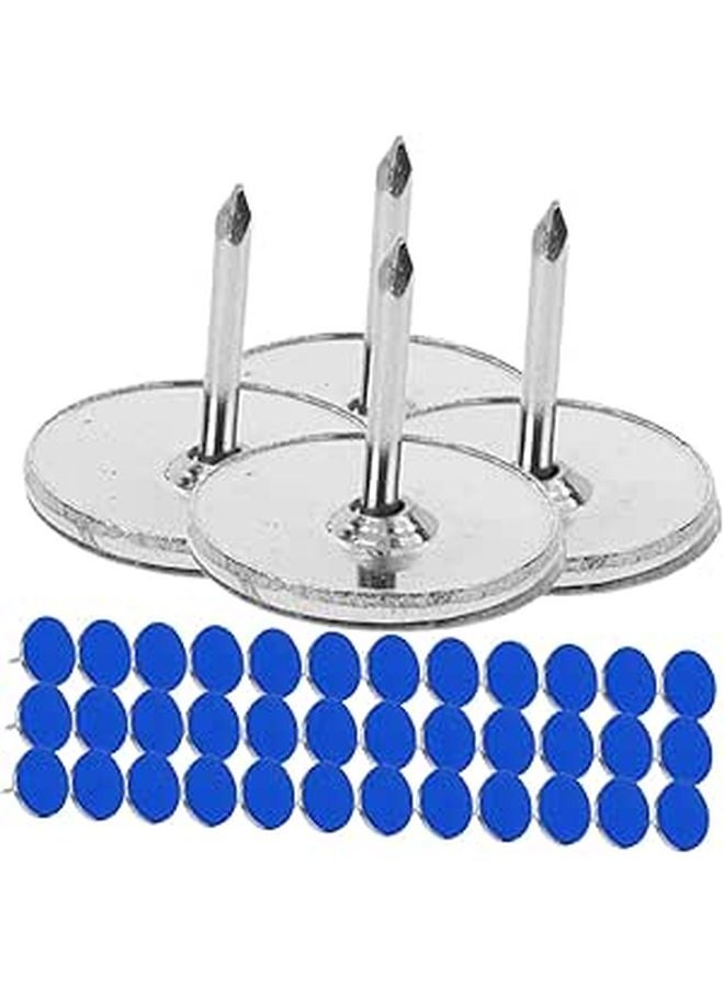 50 Pack Reflective Tacks Durable Trail Markers for Outdoor Camping Driveway and Building Safety - Image 1